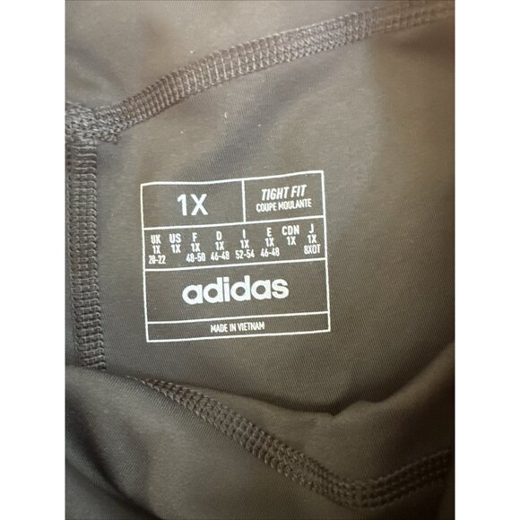 adidas Plus Size Optime Stash High-Rise Full-Length Leggings Black Size 1X - NEW - Picture 7 of 7